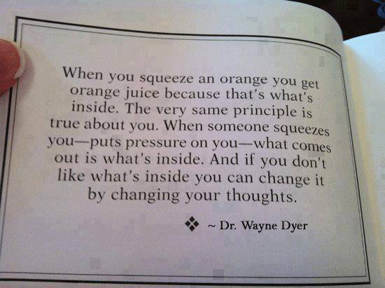 An amazing analogy by Dr. Wayne W. Dyer: