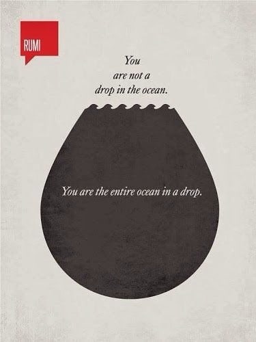 You are not just a drop. You are not just a drop.