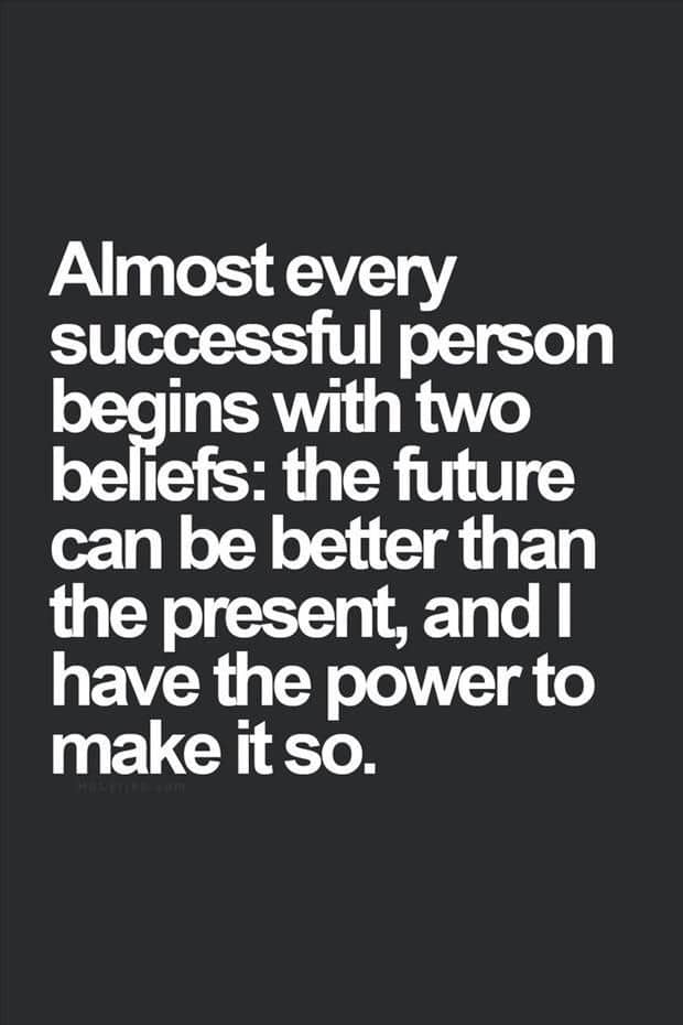 The two beliefs you should keep at the forefront of your mind: The two beliefs you should keep at the forefront of your mind: