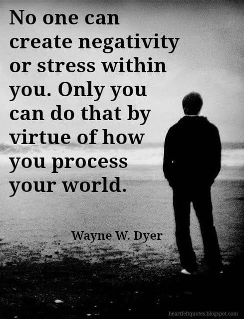 Nobody can create a feeling within you without your consent. Nobody can create a feeling within you without your consent.