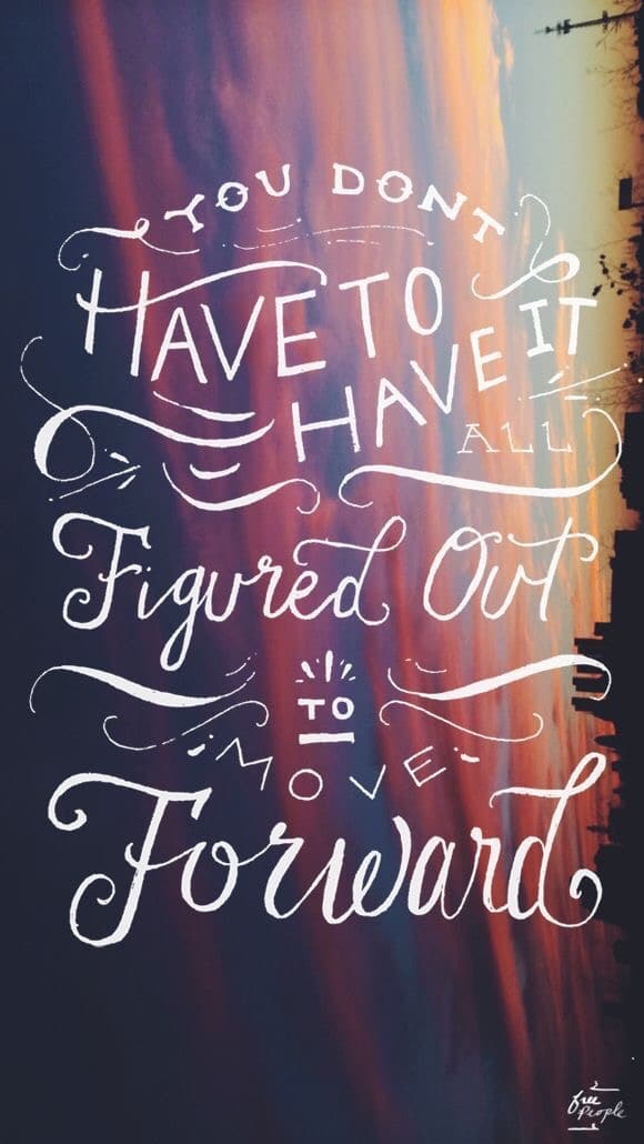 A good reminder when moving forward. A good reminder when moving forward.