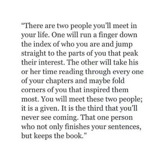 The one you never see coming... The one you never see coming...