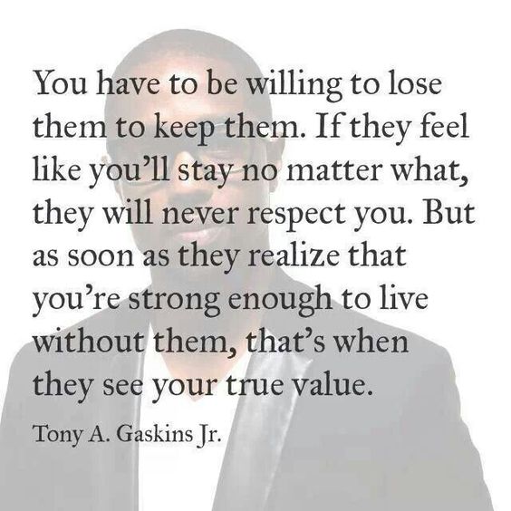 Show them your true value. Show them your true value.