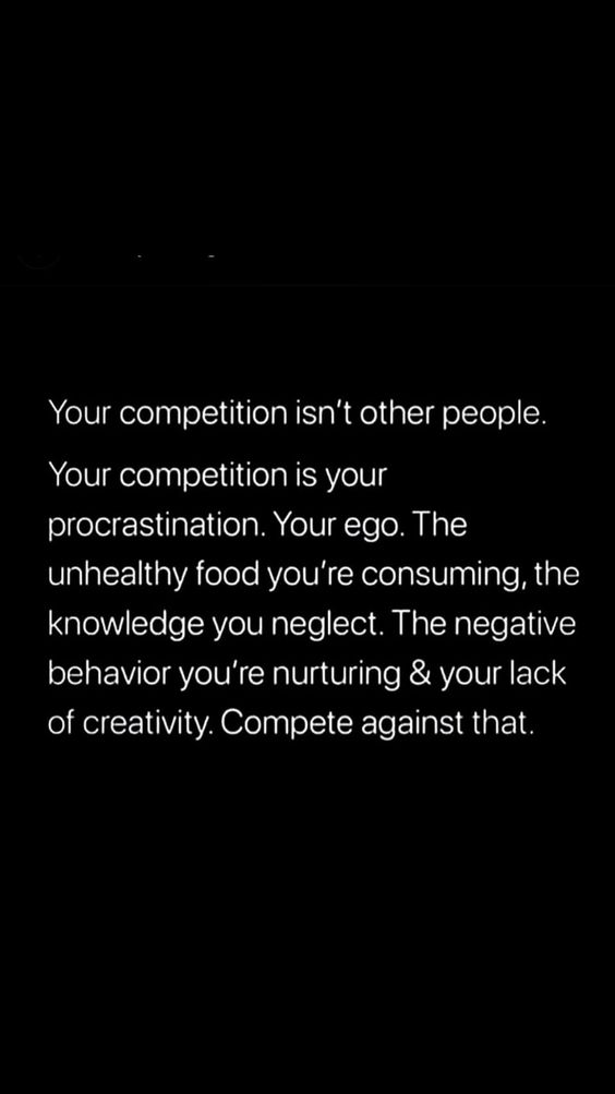 Compete against that.