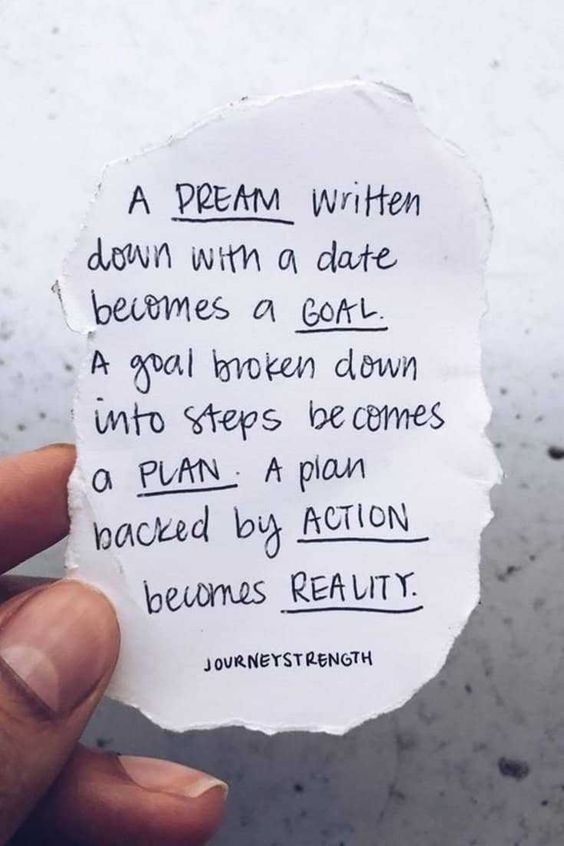 One step forward at a time, dreams can become reality.