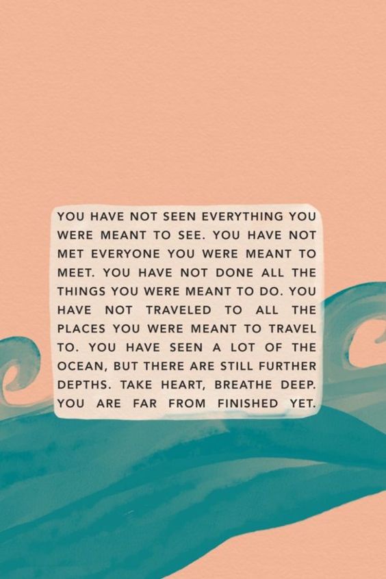 Take heart, breathe deep. Take heart, breathe deep.