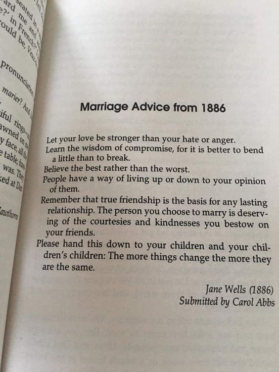 Marriage advice from 1886: Marriage advice from 1886